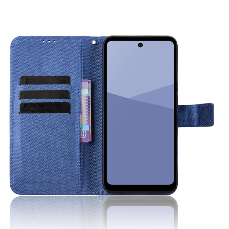 For Sharp Aquos wish5 Diamond Texture Leather Phone Case