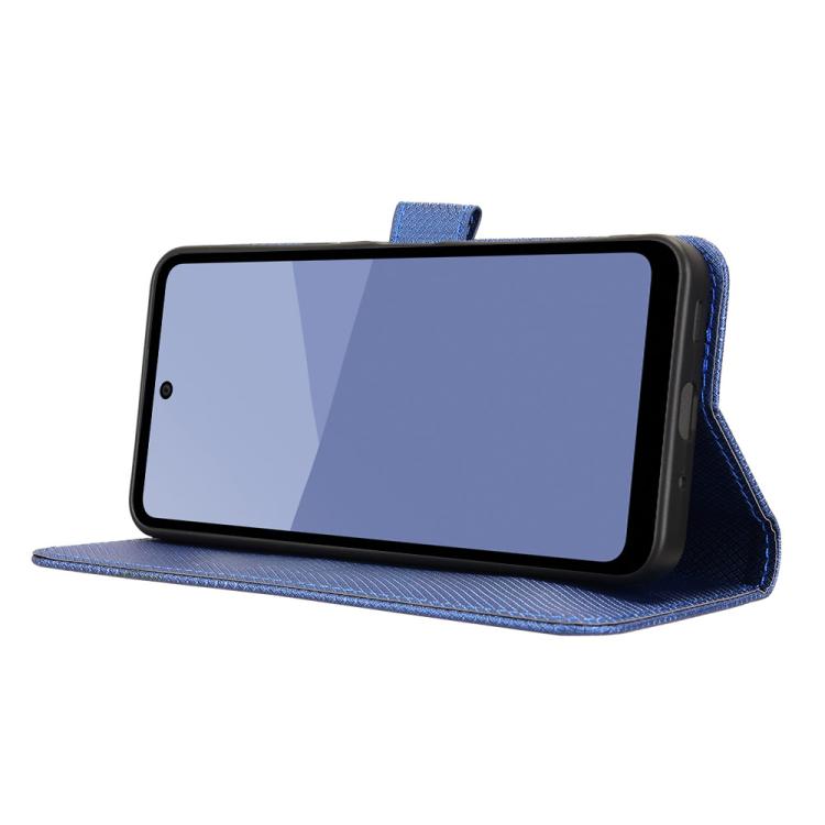 For Sharp Aquos wish5 Diamond Texture Leather Phone Case
