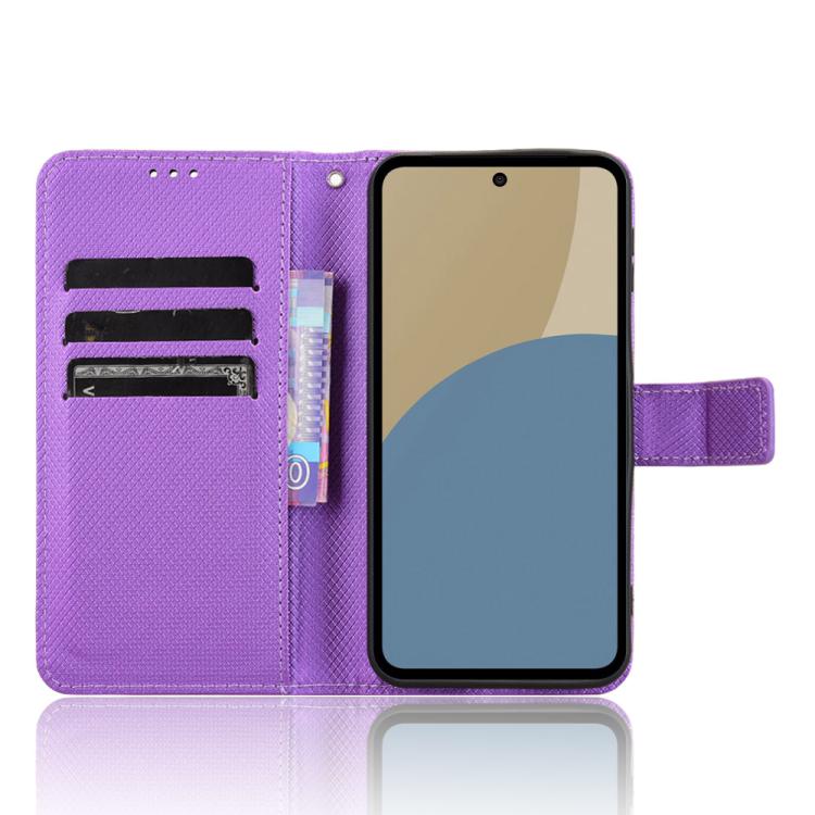 For Sharp Aquos Sense10 Diamond Texture Leather Phone Case