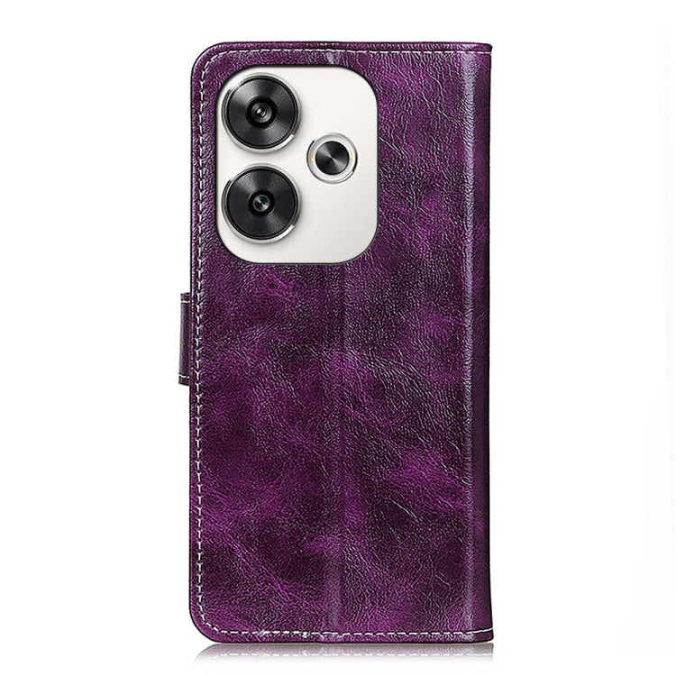 For Xiaomi Poco F6 / Redmi Turbo 3 Retro Crazy Horse Texture Leather Phone Case