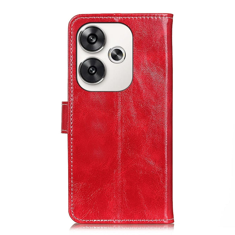 For Xiaomi Poco F6 / Redmi Turbo 3 Retro Crazy Horse Texture Leather Phone Case
