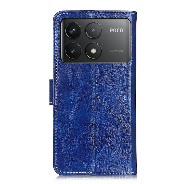 For Xiaomi Poco F6 Pro Retro Crazy Horse Texture Leather Phone Case
