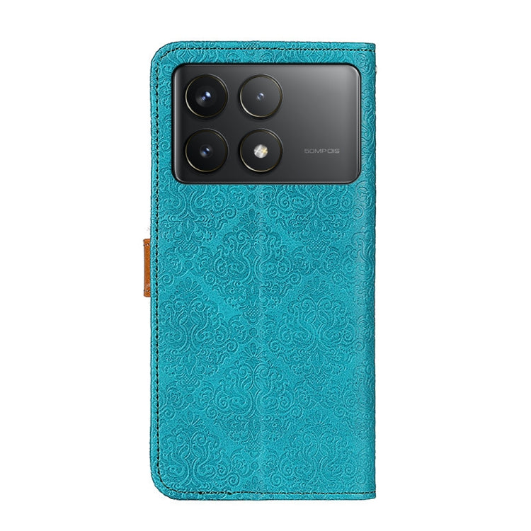 For Xiaomi Redmi K70 5G / K70 Pro 5G European Floral Embossed Leather Phone Case