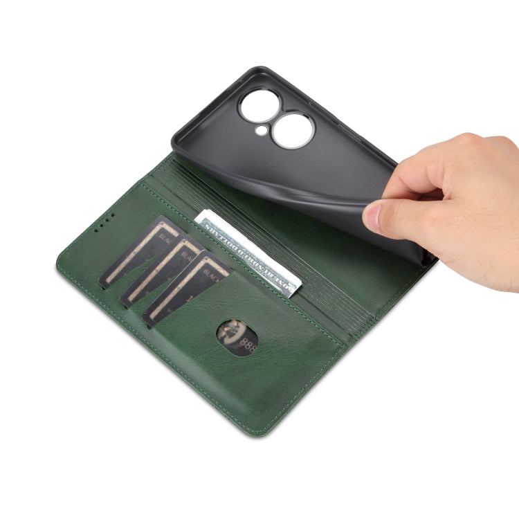 For Huawei Maimang 20 AZNS Magnetic Calf Texture Flip Leather Phone Case