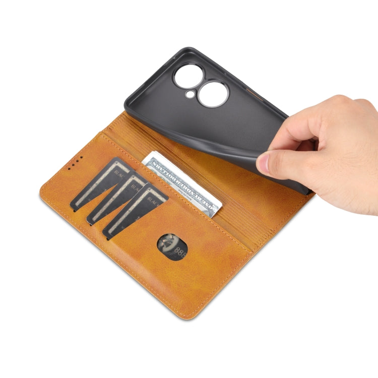 For Huawei Maimang 20 AZNS Magnetic Calf Texture Flip Leather Phone Case