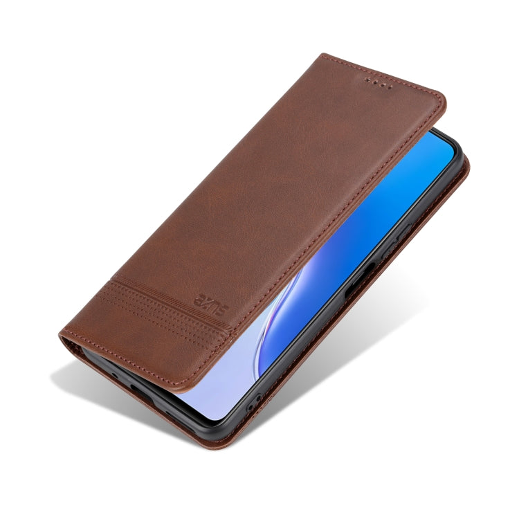 For Huawei Maimang 20 AZNS Magnetic Calf Texture Flip Leather Phone Case