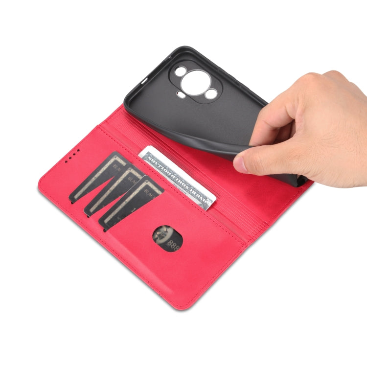 For Huawei Nova 11 Pro AZNS Magnetic Calf Texture Flip Leather Phone Case