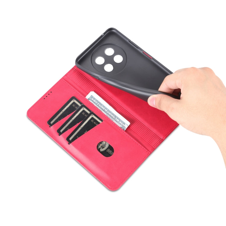 For Huawei Enjoy 60X AZNS Magnetic Calf Texture Flip Leather Phone Case