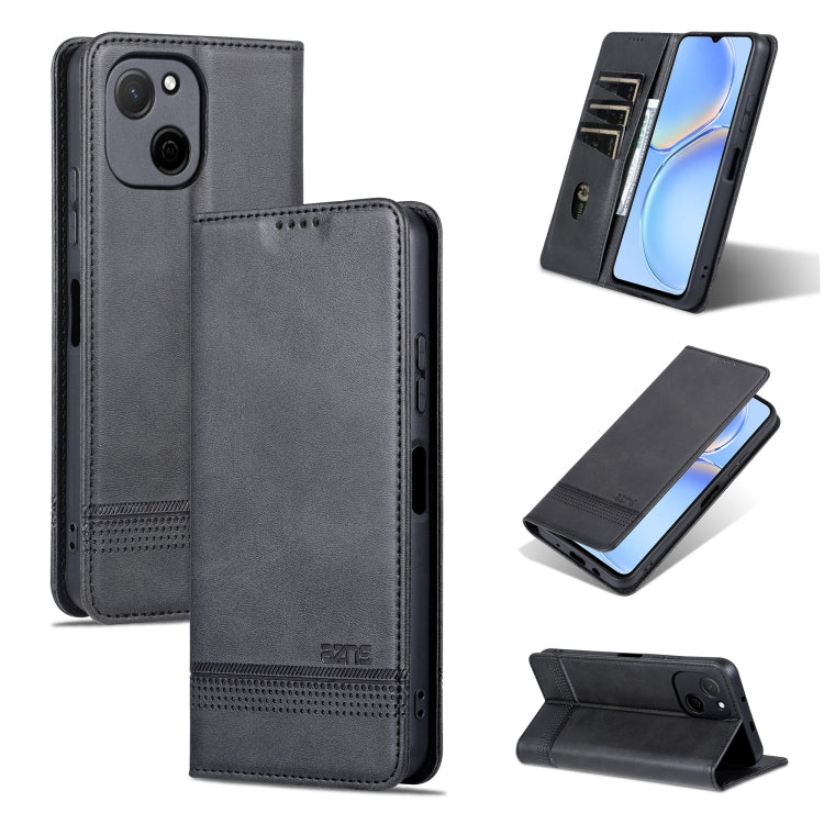 For Huawei Maimang A20 AZNS Magnetic Calf Texture Flip Leather Phone Case