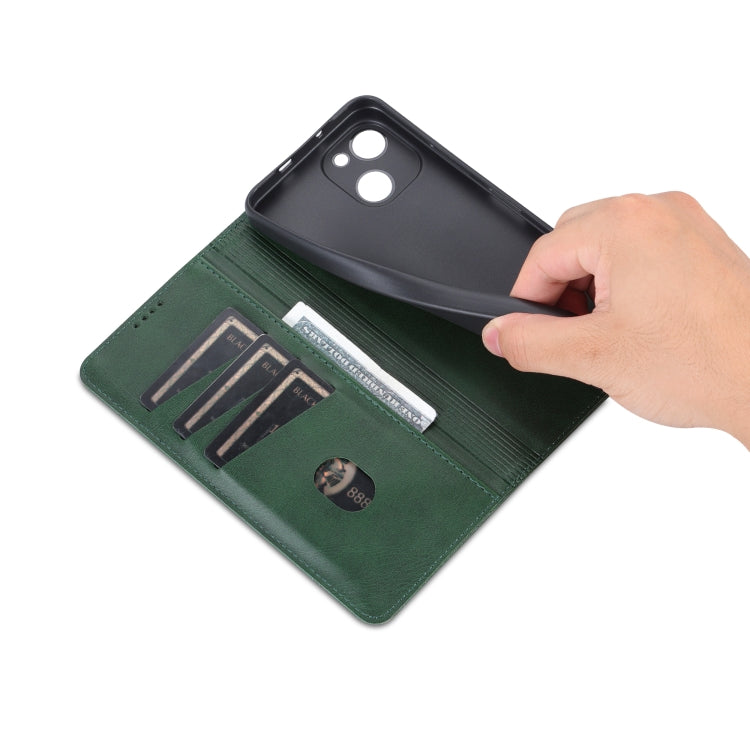 For Huawei Maimang A20 AZNS Magnetic Calf Texture Flip Leather Phone Case