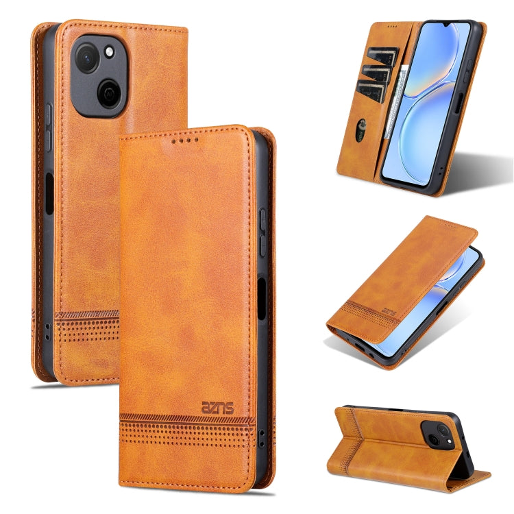 For Huawei Maimang A20 AZNS Magnetic Calf Texture Flip Leather Phone Case