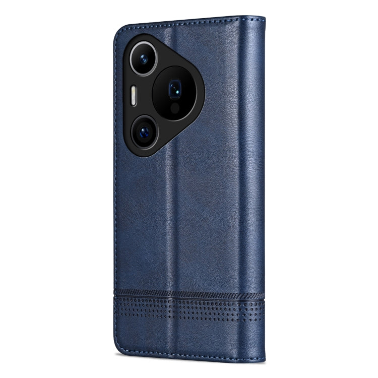 For Huawei Pura 70 Pro / 70 Pro+ Fine Hole AZNS Magnetic Calf Texture Flip Leather Phone Case