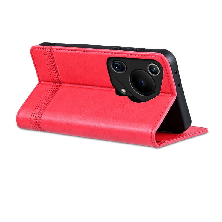 For Huawei Pura 70 Ultra AZNS Magnetic Calf Texture Flip Leather Phone Case