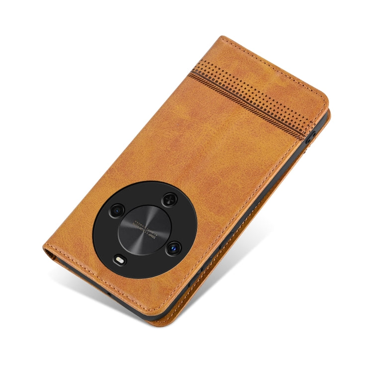 For Huawei Maimang 30 AZNS Magnetic Calf Texture Flip Leather Phone Case