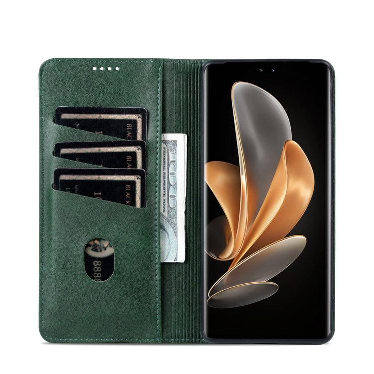 For Huawei nova 13 Pro AZNS Magnetic Calf Texture Flip Leather Phone Case