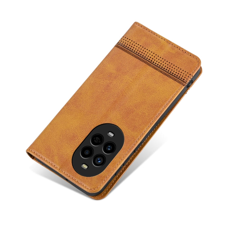 For Huawei nova 13 Pro AZNS Magnetic Calf Texture Flip Leather Phone Case
