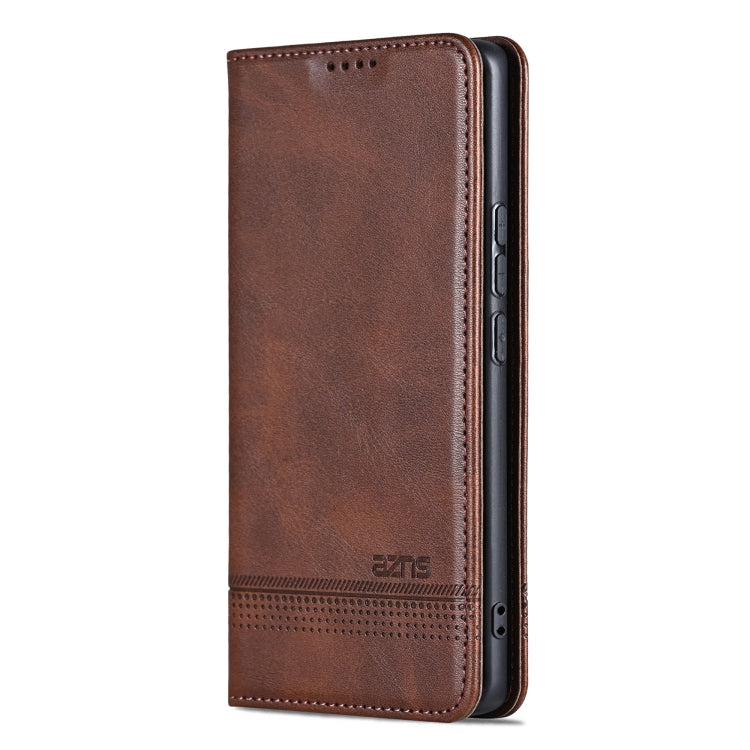For Huawei nova 13 Pro AZNS Magnetic Calf Texture Flip Leather Phone Case