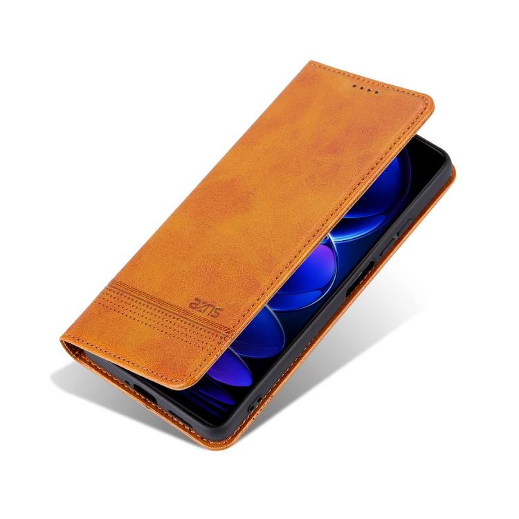 For Huawei Enjoy 80 AZNS Magnetic Calf Texture Flip Leather Phone Case