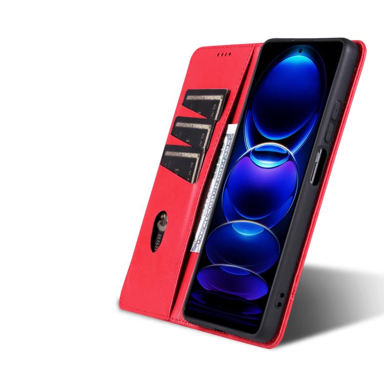 For Huawei Nova 14 AZNS Magnetic Calf Texture Flip Leather Phone Case