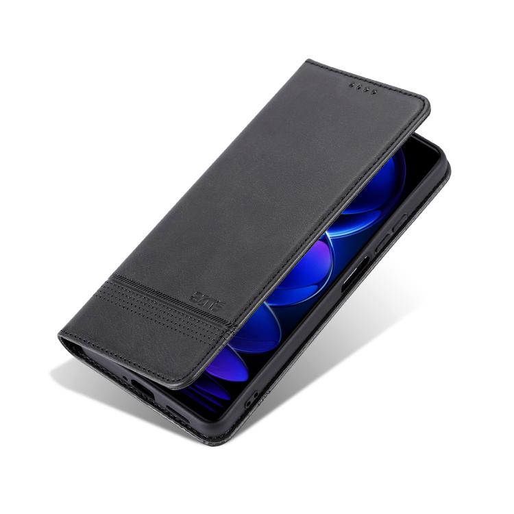For Huawei Nova 14 AZNS Magnetic Calf Texture Flip Leather Phone Case