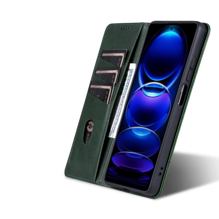 For Huawei Nova 14 AZNS Magnetic Calf Texture Flip Leather Phone Case