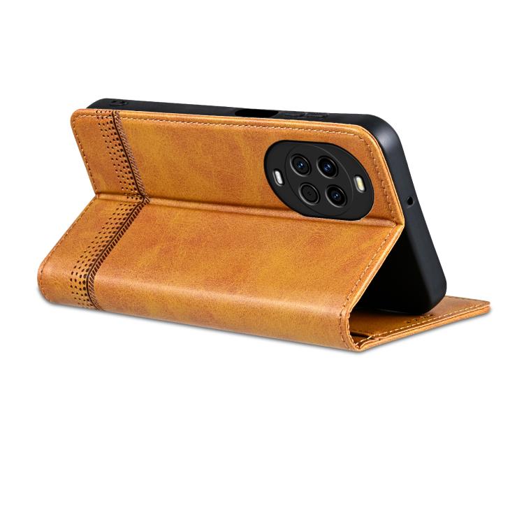 For Huawei Nova 14 AZNS Magnetic Calf Texture Flip Leather Phone Case