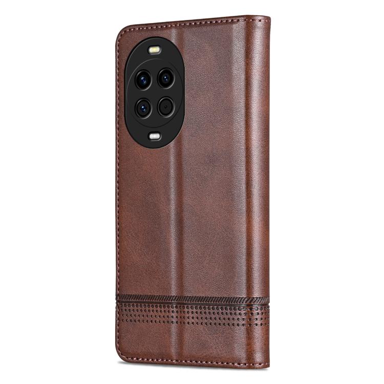 For Huawei Nova 14 AZNS Magnetic Calf Texture Flip Leather Phone Case