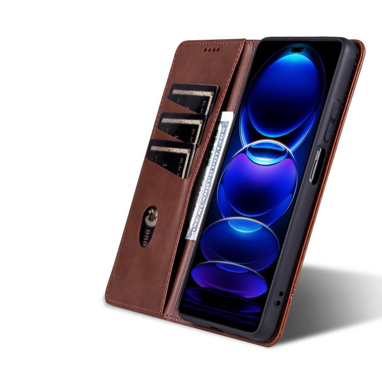 For Huawei Nova 14 Ultra AZNS Magnetic Calf Texture Flip Leather Phone Case