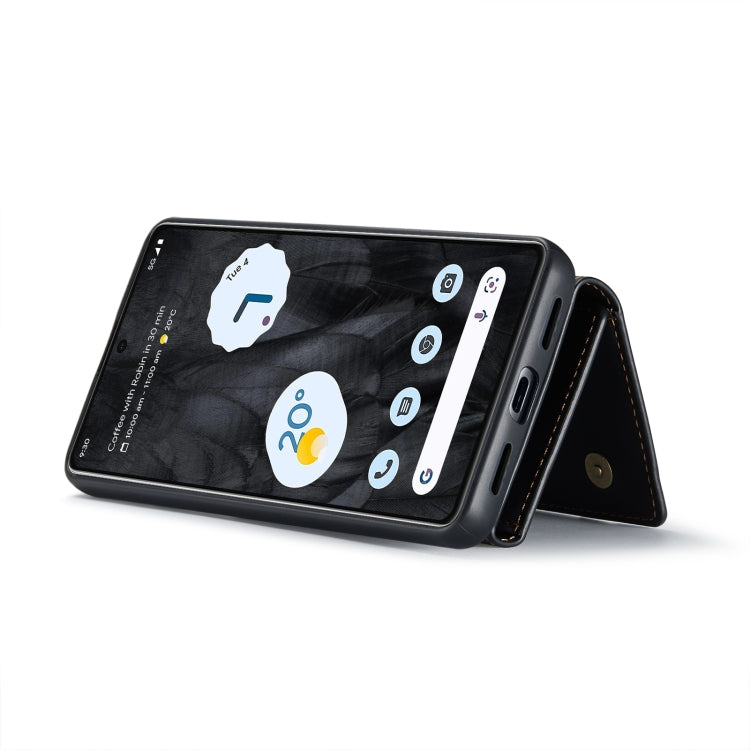 For Google Pixel 8 Pro DG.MING M1 Series 3-Fold Multi Card Wallet + Magnetic Phone Case