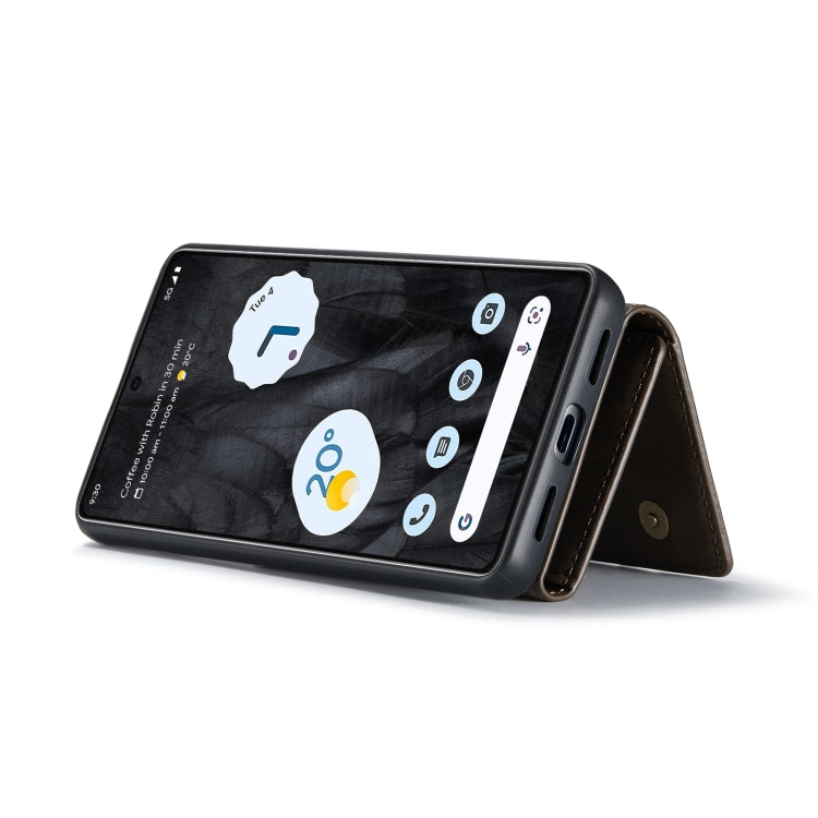 For Google Pixel 8 Pro DG.MING M1 Series 3-Fold Multi Card Wallet + Magnetic Phone Case