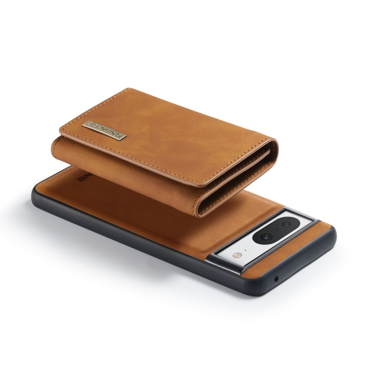 For Google Pixel 8 DG.MING M1 Series 3-Fold Multi Card Wallet + Magnetic Phone Case