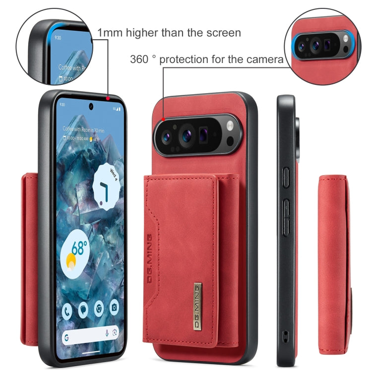 For Google Pixel 9 Pro XL DG.MING M2 Series 3-Fold Multi Card Bag + Magnetic Phone Case