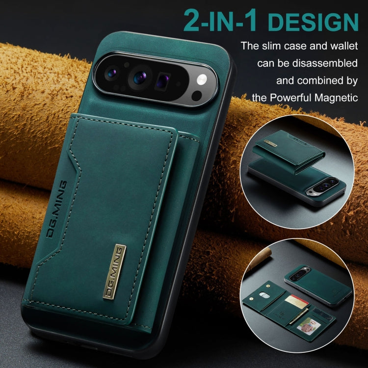 For Google Pixel 9 Pro XL DG.MING M2 Series 3-Fold Multi Card Bag + Magnetic Phone Case