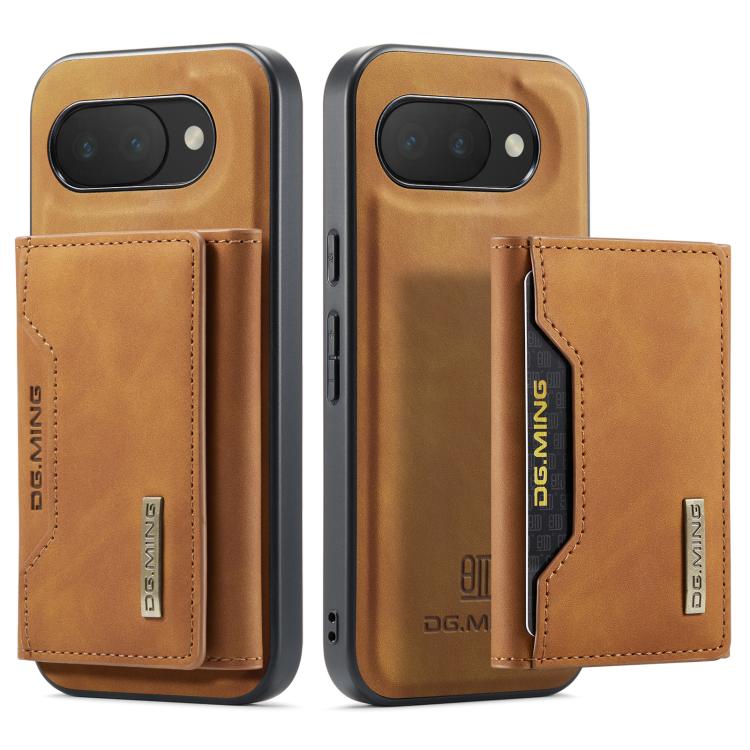 For Google Pixel 10a DG.MING M2 Series 3-Fold Multi Card Bag + Magnetic Phone Case