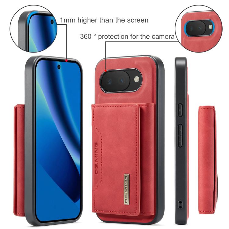For Google Pixel 10a DG.MING M2 Series 3-Fold Multi Card Bag + Magnetic Phone Case