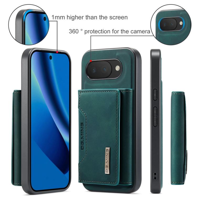 For Google Pixel 10a DG.MING M2 Series 3-Fold Multi Card Bag + Magnetic Phone Case