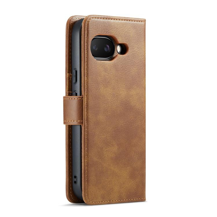 For Google Pixel 9a DG.MING Crazy Horse Texture Detachable Magnetic Leather Phone Case