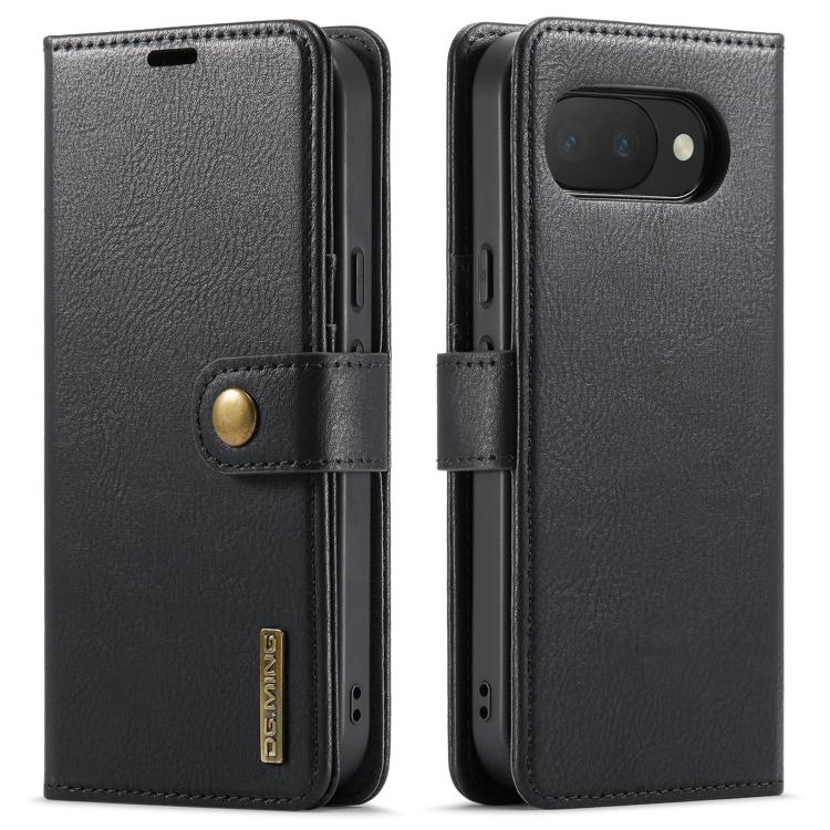 For Google Pixel 10a DG.MING Crazy Horse Texture Detachable Magnetic Leather Phone Case