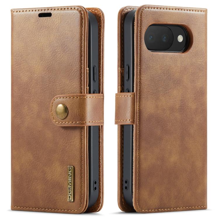For Google Pixel 10a DG.MING Crazy Horse Texture Detachable Magnetic Leather Phone Case