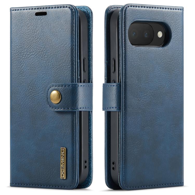 For Google Pixel 10a DG.MING Crazy Horse Texture Detachable Magnetic Leather Phone Case