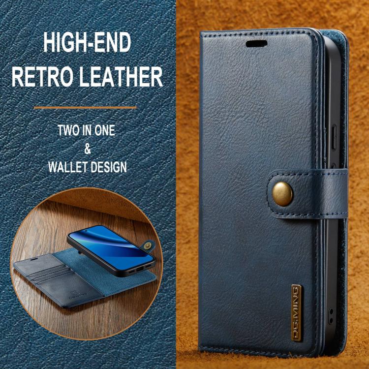 For Google Pixel 10a DG.MING Crazy Horse Texture Detachable Magnetic Leather Phone Case