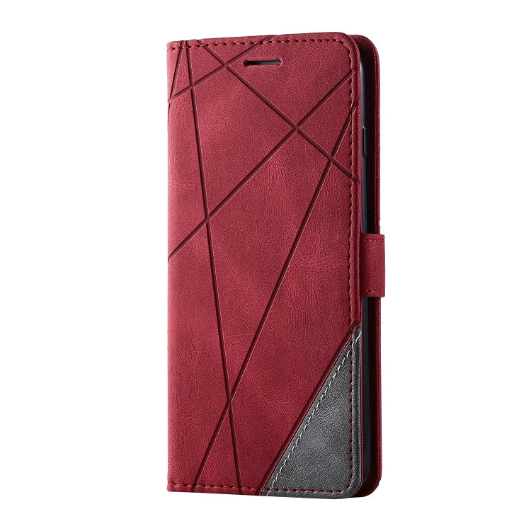 For iPhone 6 Plus Skin Feel Splicing Horizontal Flip Leather Case with Holder & Card Slots & Wallet & Photo Frame