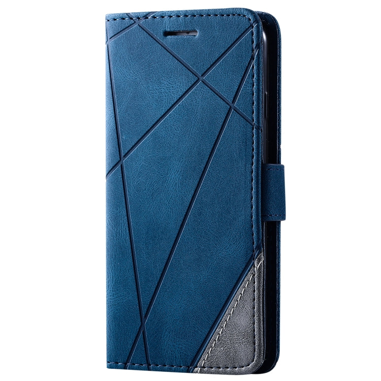 For iPhone 6 Skin Feel Splicing Horizontal Flip Leather Case with Holder & Card Slots & Wallet & Photo Frame