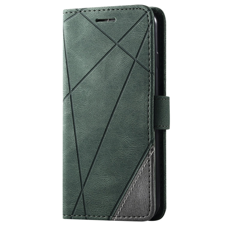 For iPhone 6 Skin Feel Splicing Horizontal Flip Leather Case with Holder & Card Slots & Wallet & Photo Frame