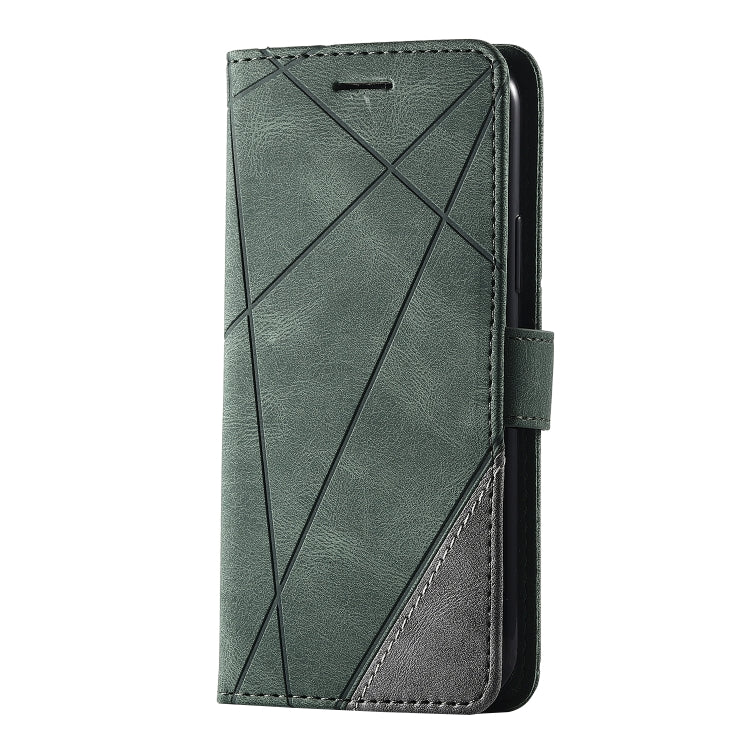 For iPhone 11 Pro Max Skin Feel Splicing Horizontal Flip Leather Case with Holder & Card Slots & Wallet & Photo Frame