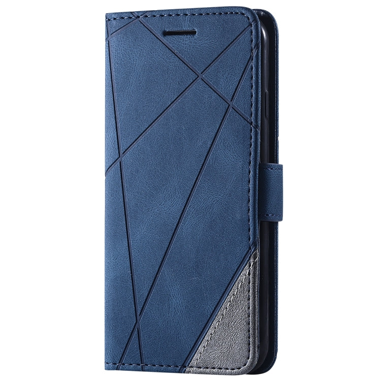 For iPhone SE 2022 / SE 2020 / 8 / 7 Skin Feel Splicing Horizontal Flip Leather Case with Holder & Card Slots & Wallet & Photo Frame
