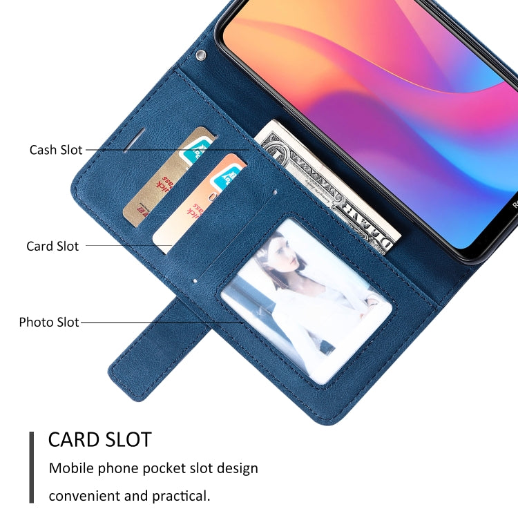 For Xiaomi Redmi 8A Skin Feel Splicing Horizontal Flip Leather Case with Holder & Card Slots & Wallet & Photo Frame