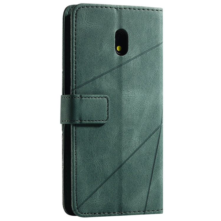 For Xiaomi Redmi 8A Skin Feel Splicing Horizontal Flip Leather Case with Holder & Card Slots & Wallet & Photo Frame