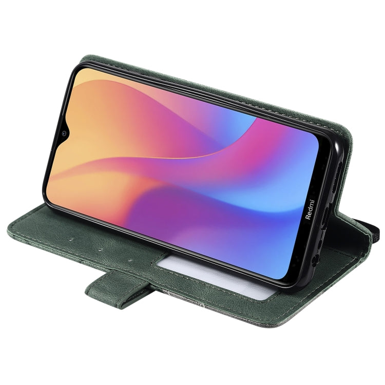 For Xiaomi Redmi 8A Skin Feel Splicing Horizontal Flip Leather Case with Holder & Card Slots & Wallet & Photo Frame
