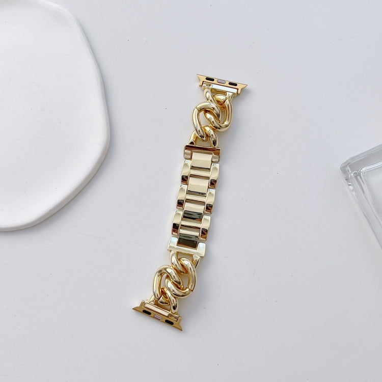 Big Denim Chain Metal Watch Band For Apple Watch Series 10 46mm